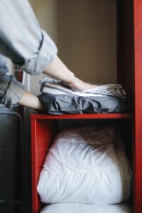 accompagnement, intervention rangement de linge