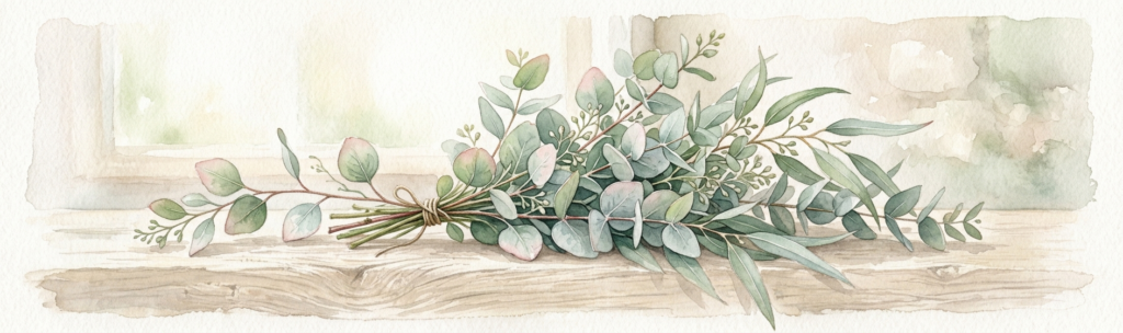aquarelle bouquet de feuilles