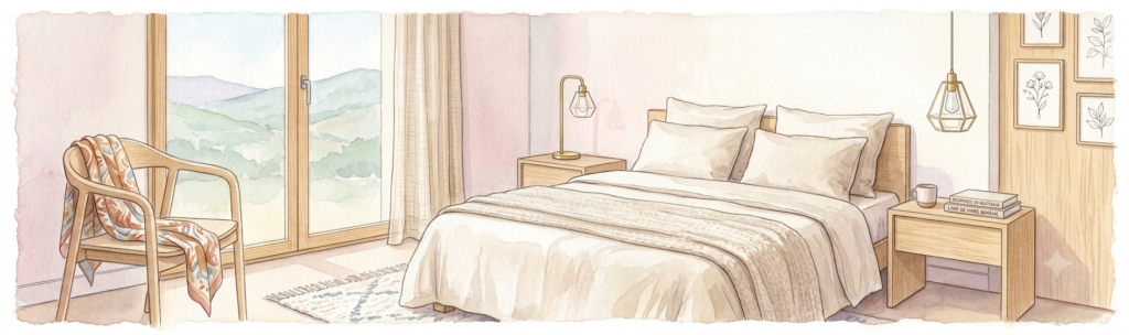 illustration chambre adulte